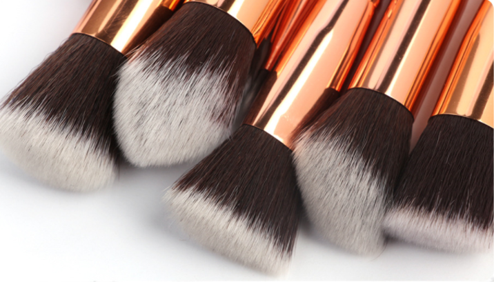 Set of 15 marbling makeup brushes Set of 15 marbling makeup brushes